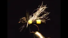 Video thumb for Mihulka Foam Bee Dry Fly
