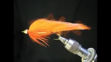 Video thumb for Bright Orange Zonker ~ Cone Head Streamer